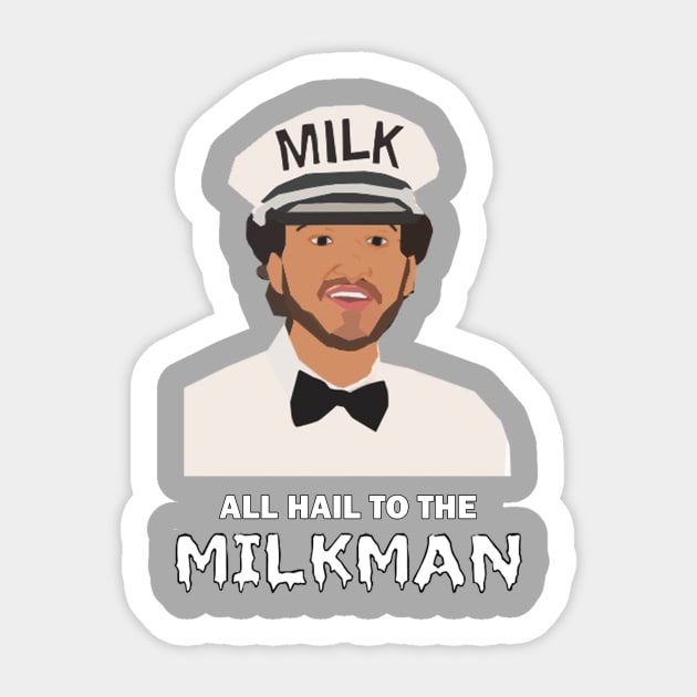 Ben Schwartz Milkman Tee Sticker by WhiteCamel